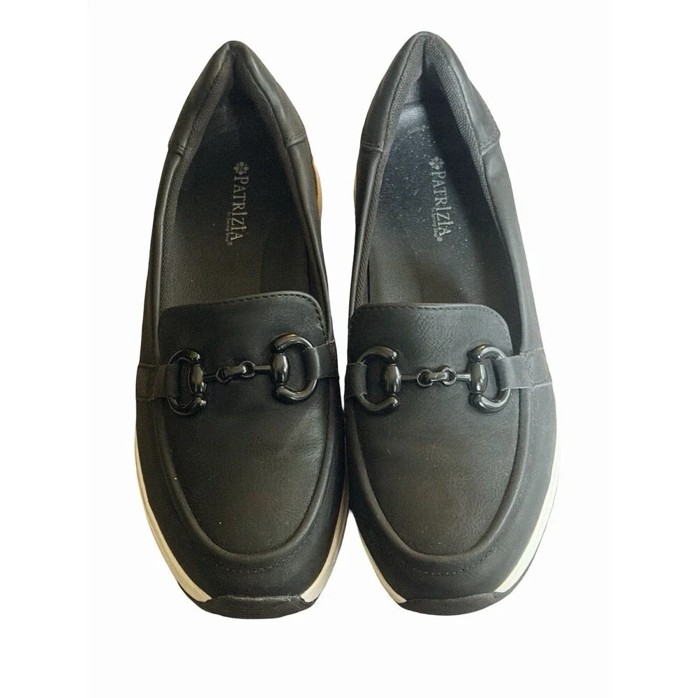 Patrizia By Spring Step Annalise Women’s Black Slip On Loafers Eu 40